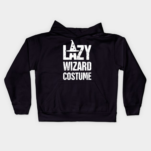 Lazy Wizard Costume | Funny Renaissance Festival Design Kids Hoodie by MeatMan